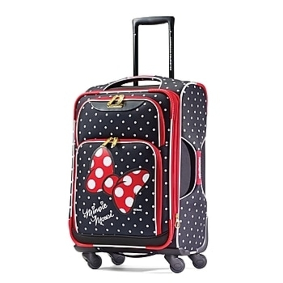 American Tourister Handbags - American Tourister Disney 28" Minnie Mouse Red Bow Suitcase, 4-Wheeled Spinner